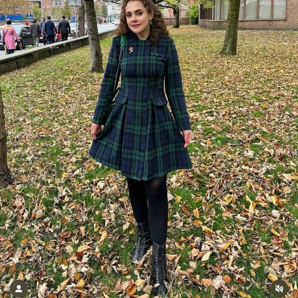 STYLEWE Green Plaid  Coat/dress